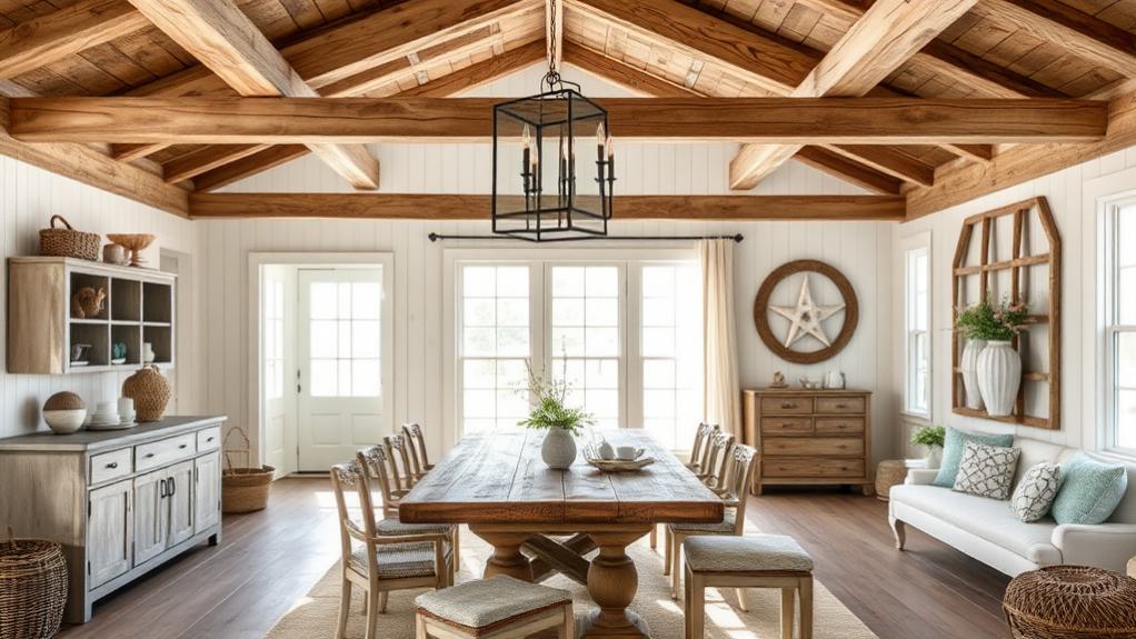 choose rustic timber finish