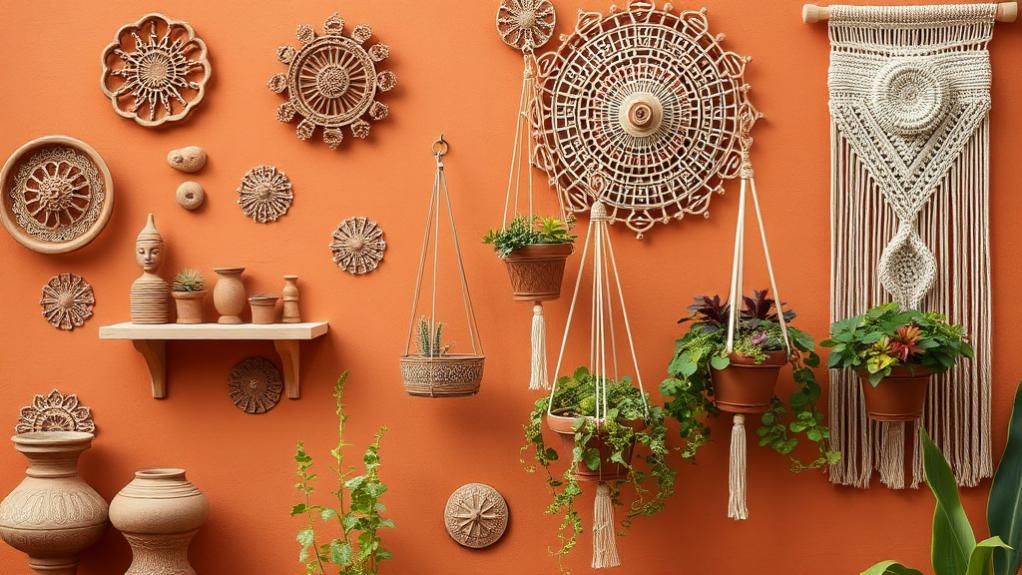 clay art wall decor