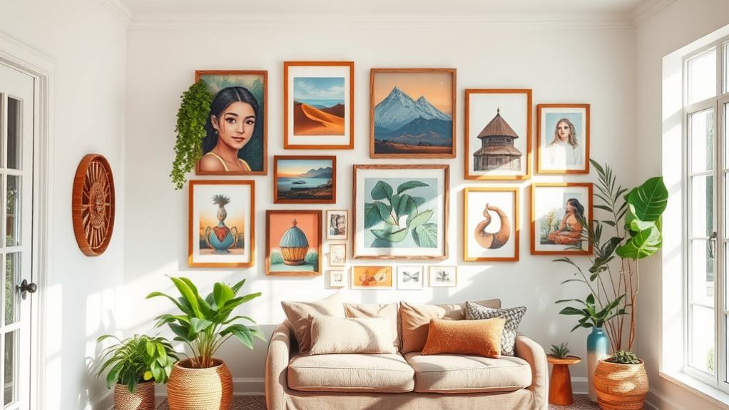 eclectic bohemian style imagery