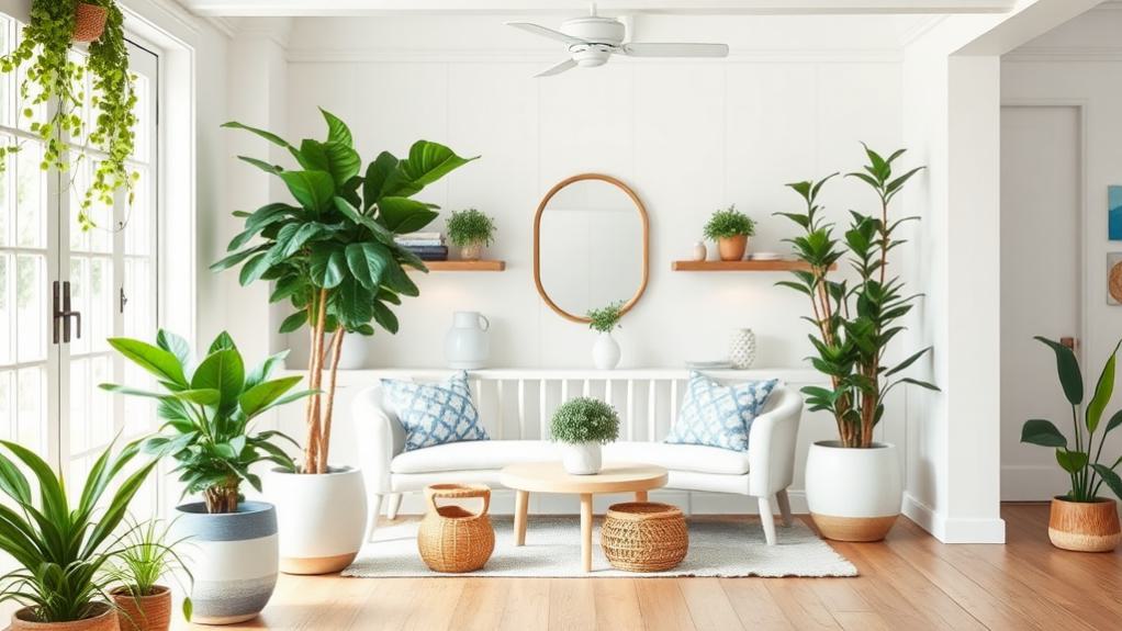 enhance space with foliage