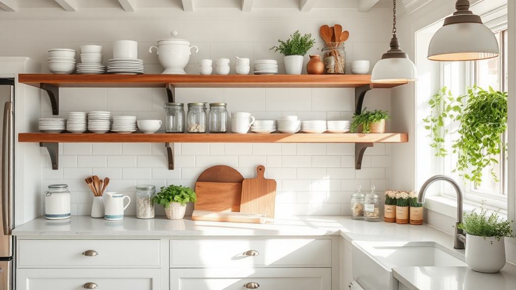 incorporate open shelving design