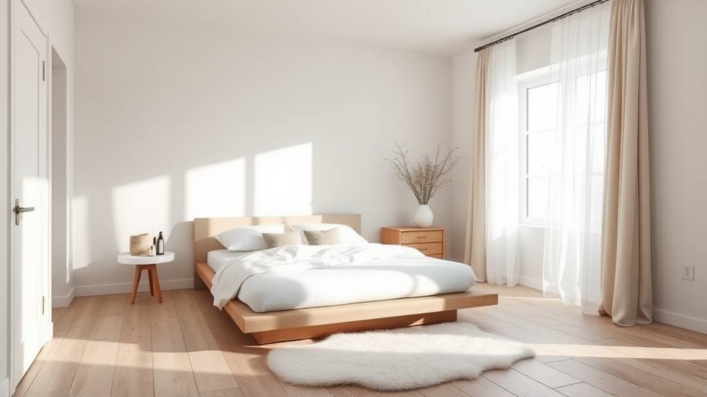 scandinavian minimalist bedroom inspiration