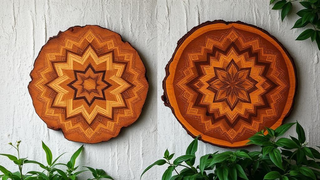 sustainable rustic wood creations