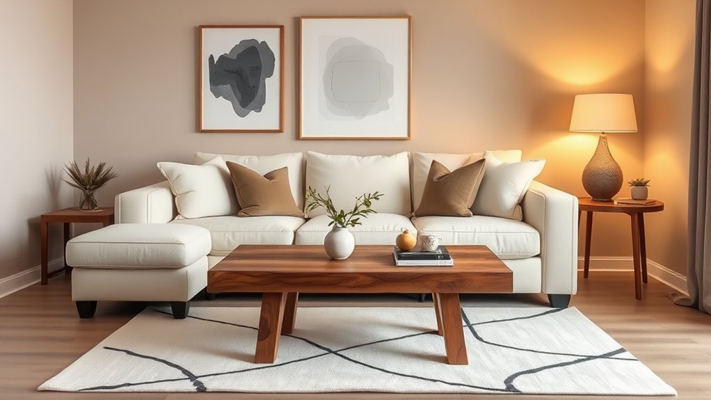 calming color schemes prevail