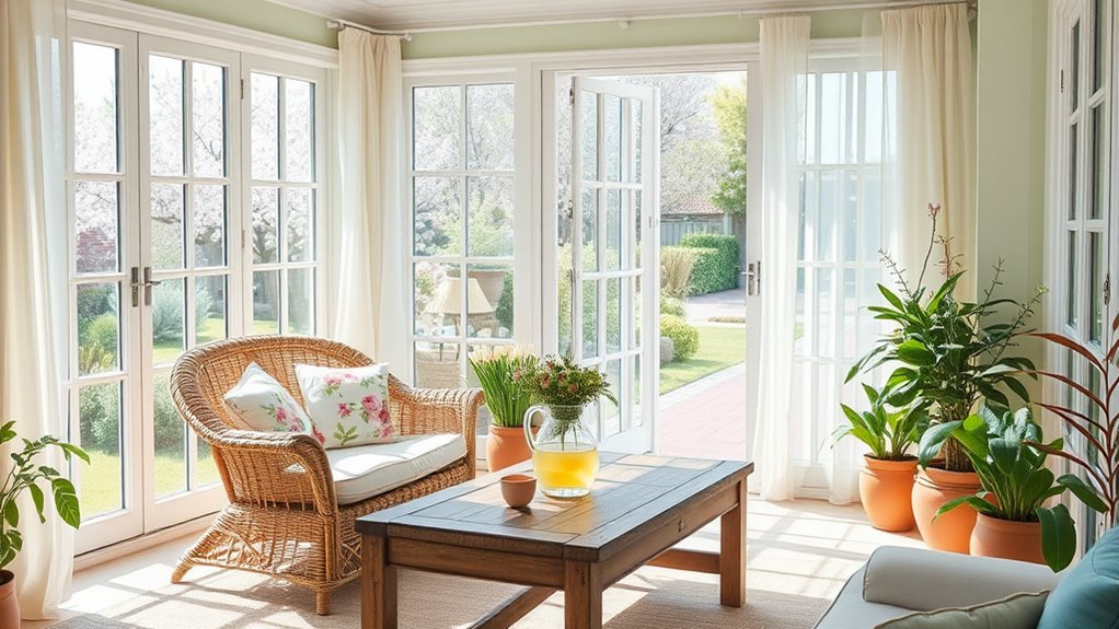 creating spring outdoor atmosphere