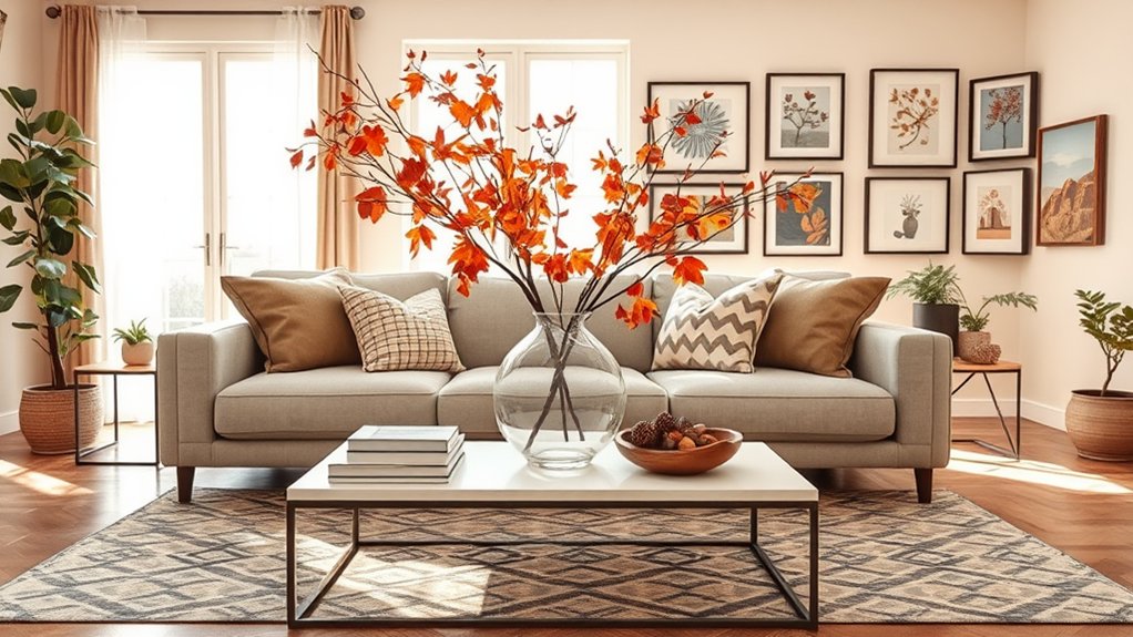 change seasonal decor items