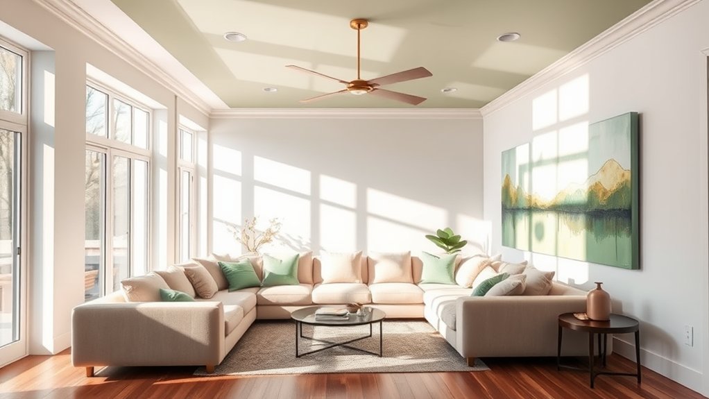 choose the ceiling color