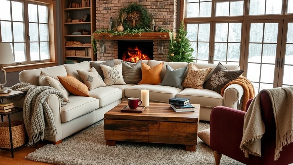 comfortable plush seating options