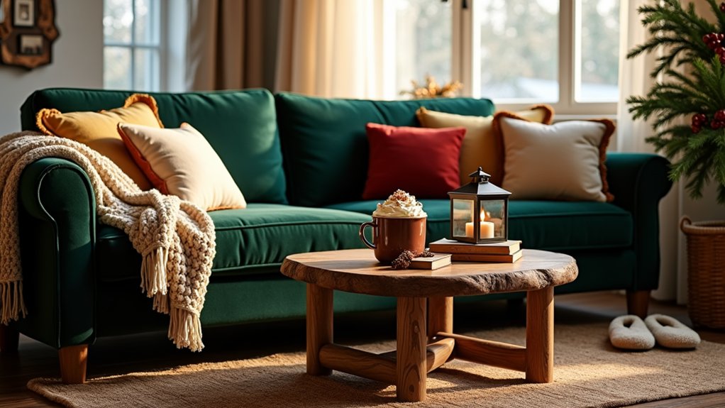 cozy winter living room