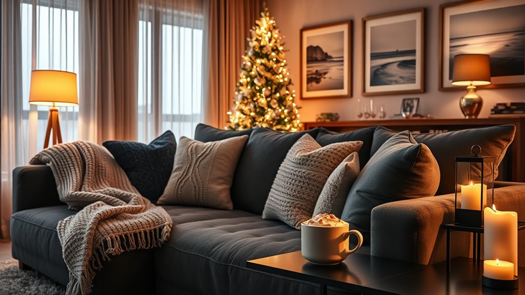 enhance atmosphere with lighting