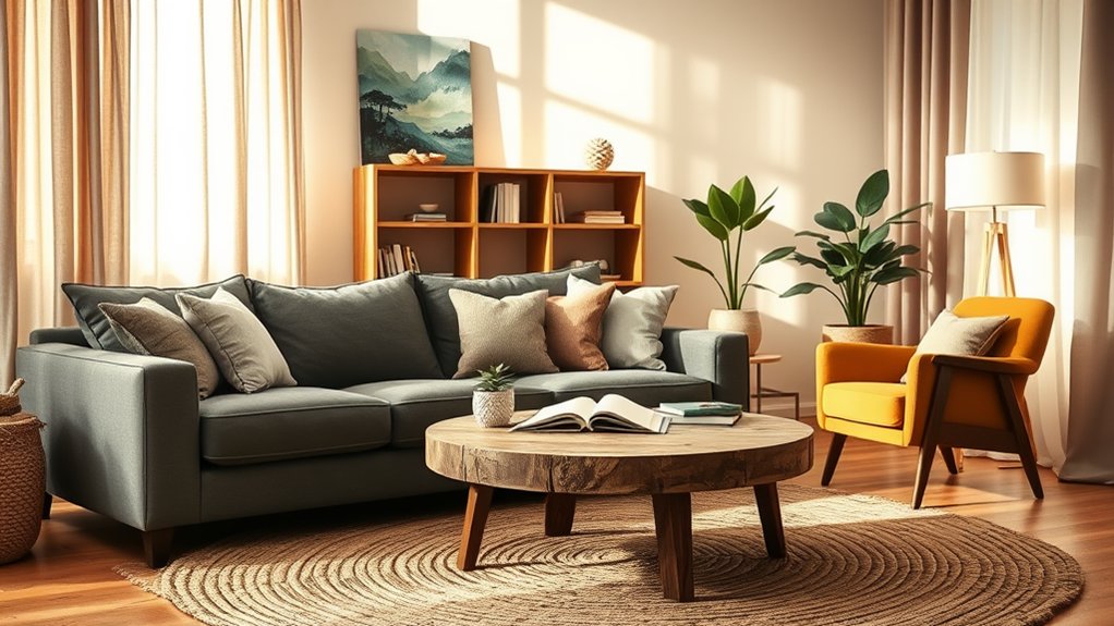 focus on essential furnishings