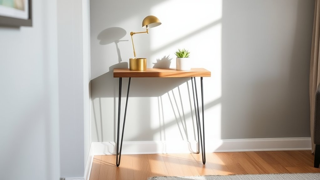 narrow hallway furniture pieces