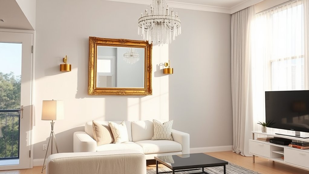 optimizing room light reflections