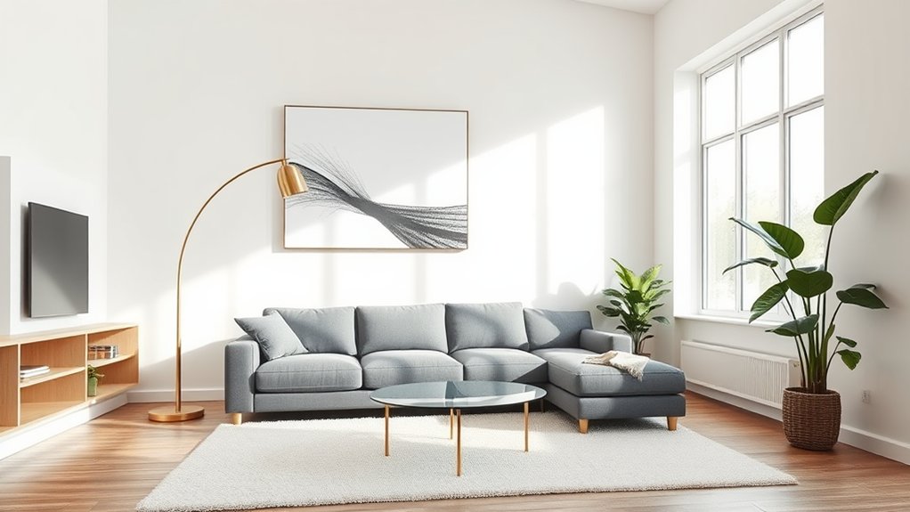 place paintings at height