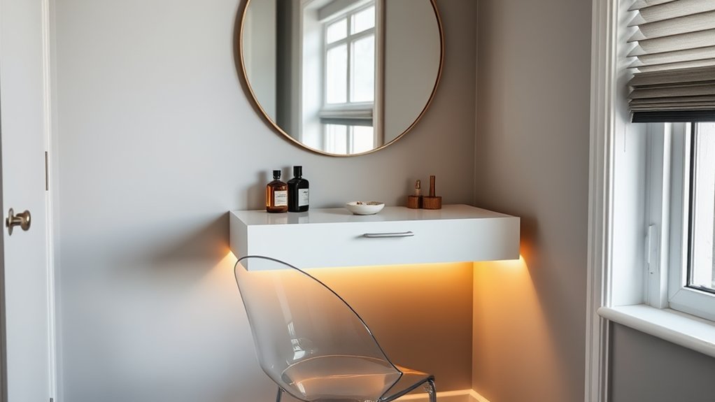 space saving vanity solutions