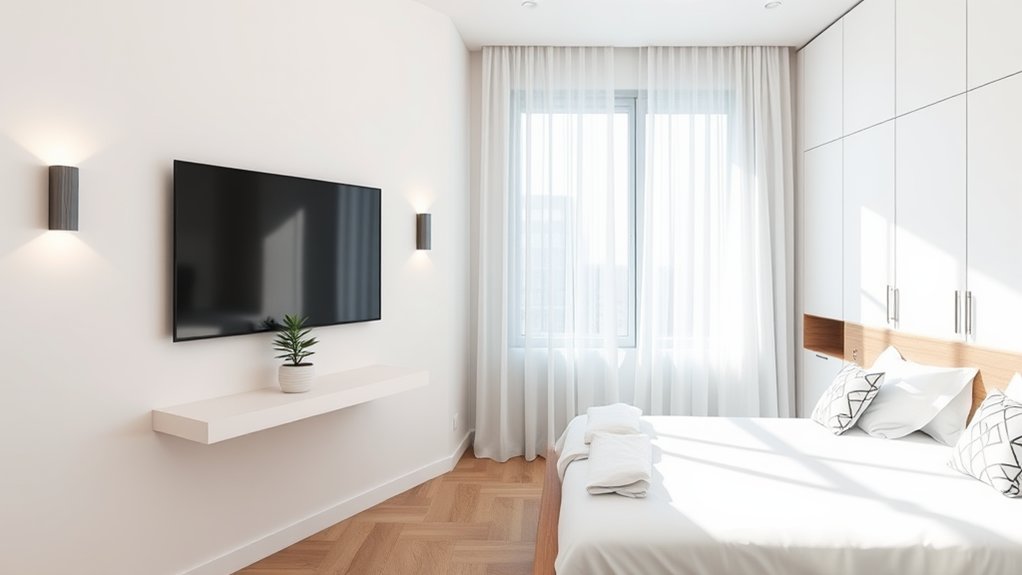 wall mounted television options