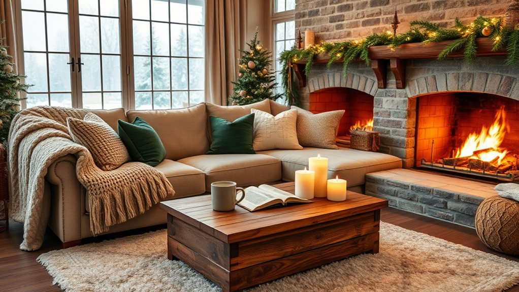 warm and inviting arrangement